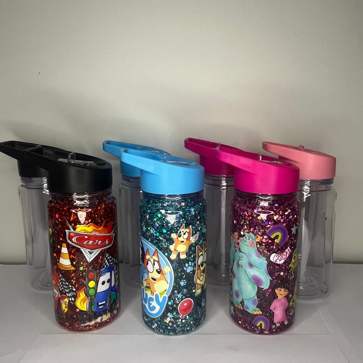 Custom 10oz Kids Snow Globe Drink Bottle