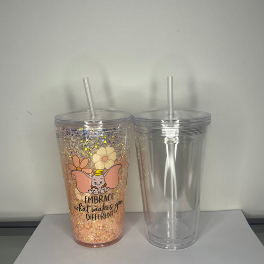 Custom 16oz TUMBLER Acrylic Snow Globe